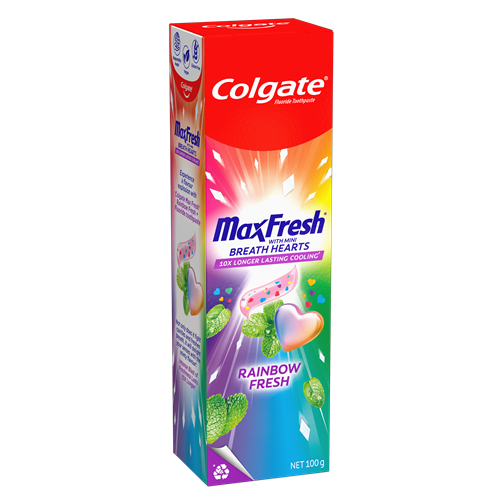 Colgate Max Fresh Flavours 2024 Carton Rainbow Fresh 3D